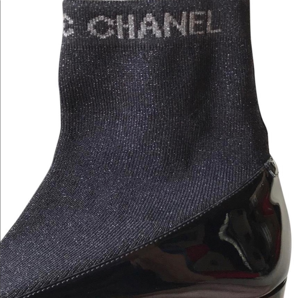 ••SOLD•• Chanel Sock Booties